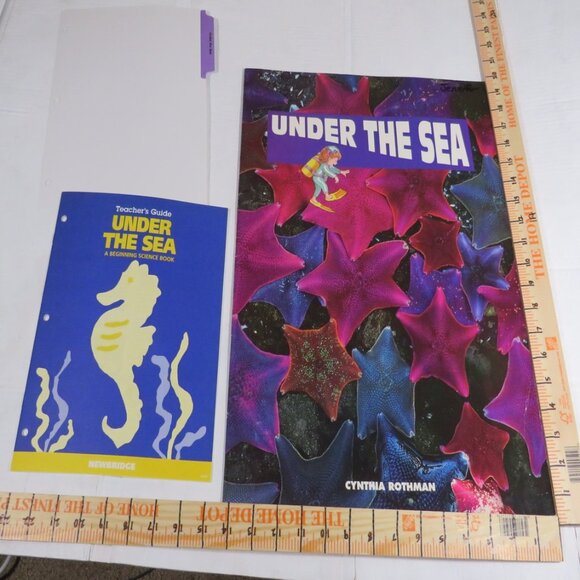 Under the Sea  BIG BOOK (almost 2 feet tall) with teacher pages CLASSROOM SIZE - Picture 2 of 12